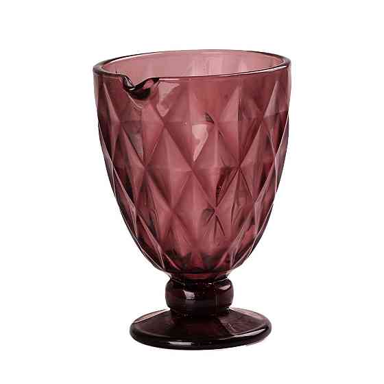 TS Kitchen Глечик для напоїв із товстого скла 1 л гранований рожевий HP038P Киев