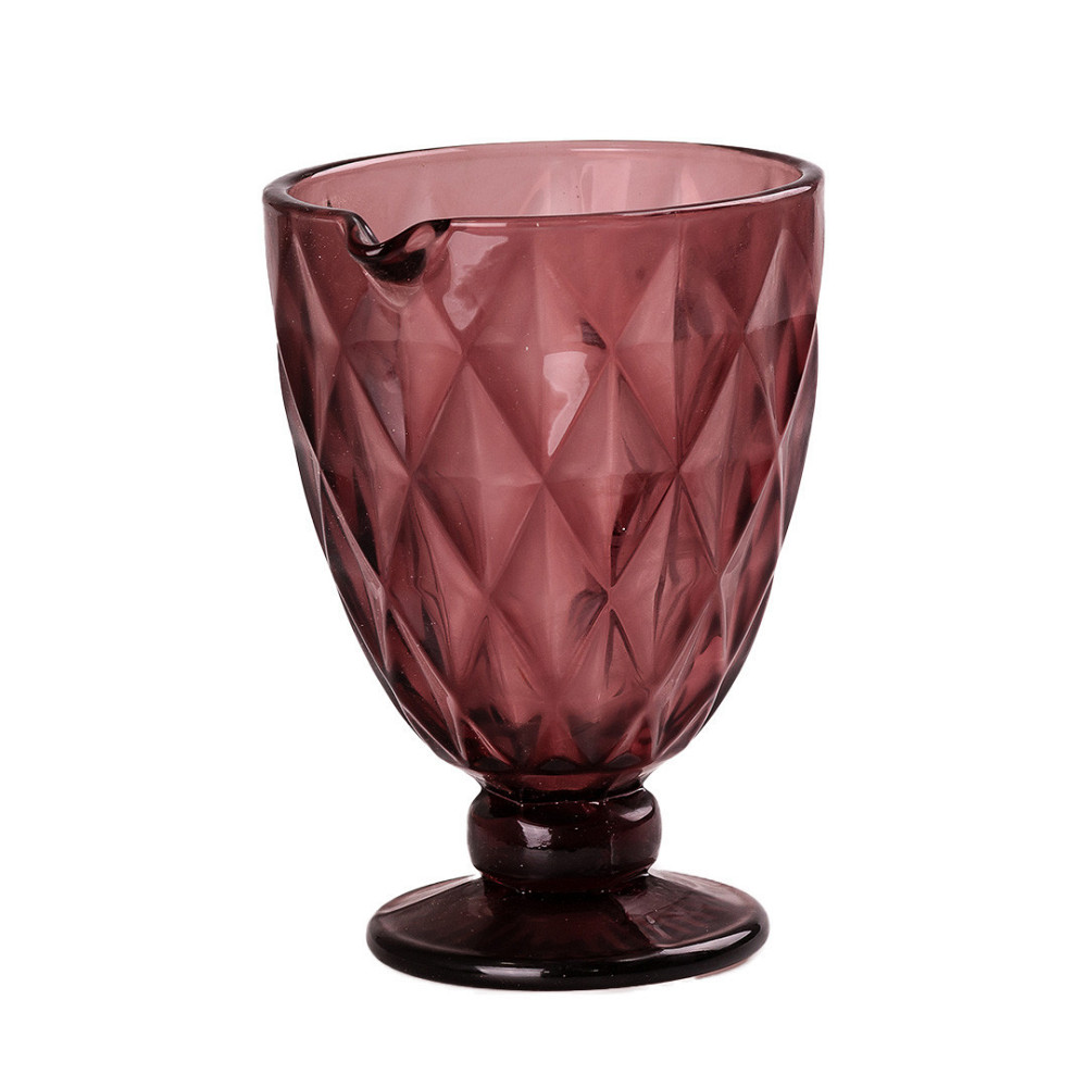 TS Kitchen Глечик для напоїв із товстого скла 1 л гранований рожевий HP038P Киев - изображение 2