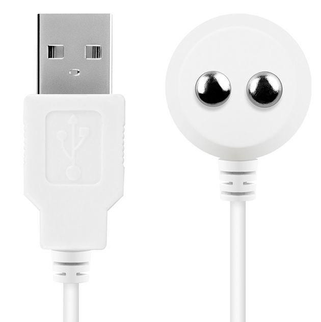 Зарядка (запасной кабель) для игрушек Satisfyer USB charging cable White Sex Aura Киев - изображение 1