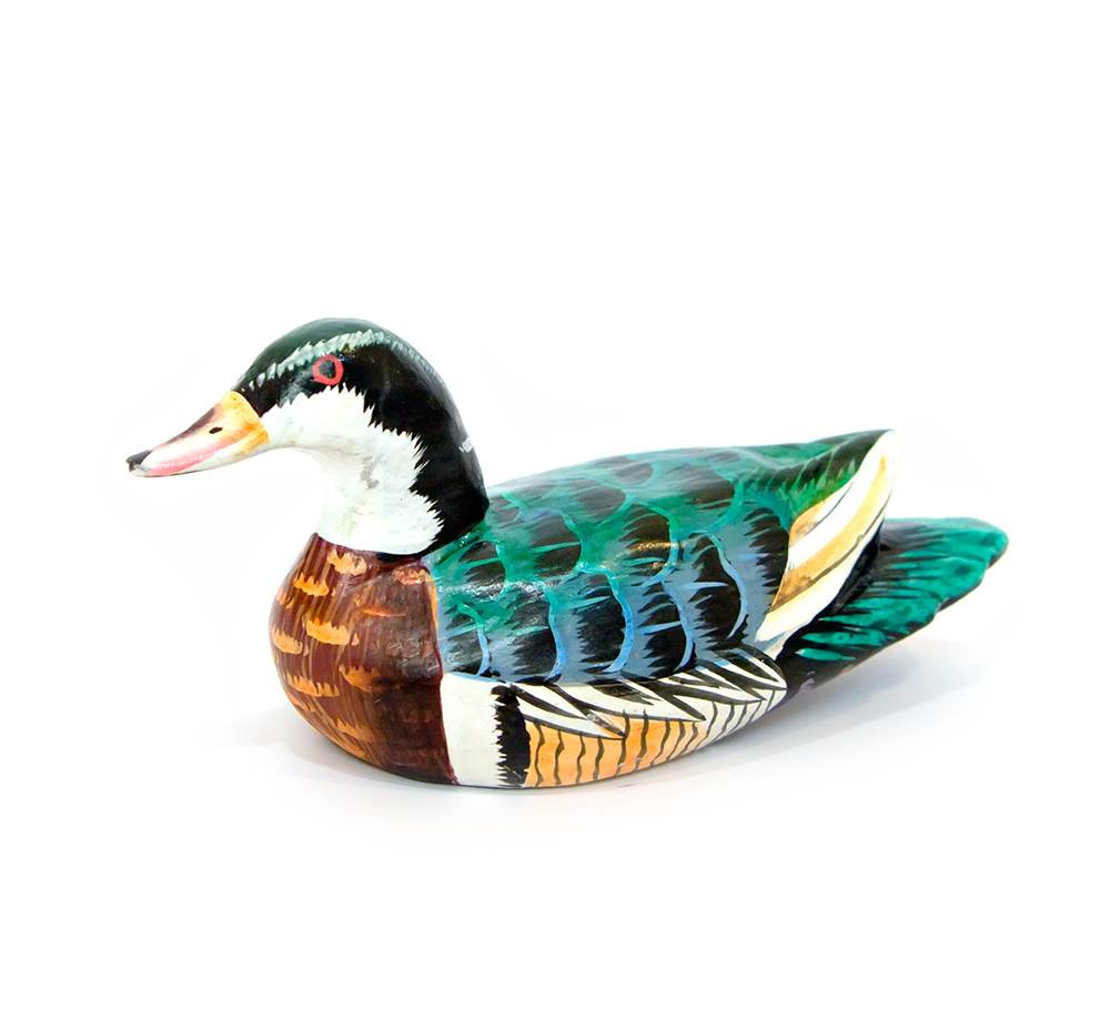 Фигурка Утка деревянная расписная Киев - изображение 1