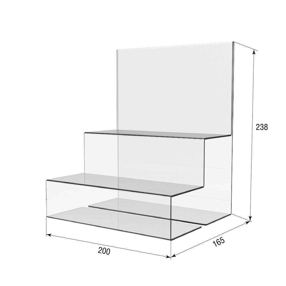 Подставка EKOSTAR 2 полки 200х165х238 Киев - изображение 4