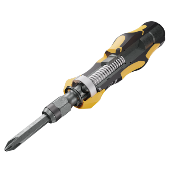 Ударно-поворотна викрутка з дюймовими насадками 16 од. 05018111001 Одеса