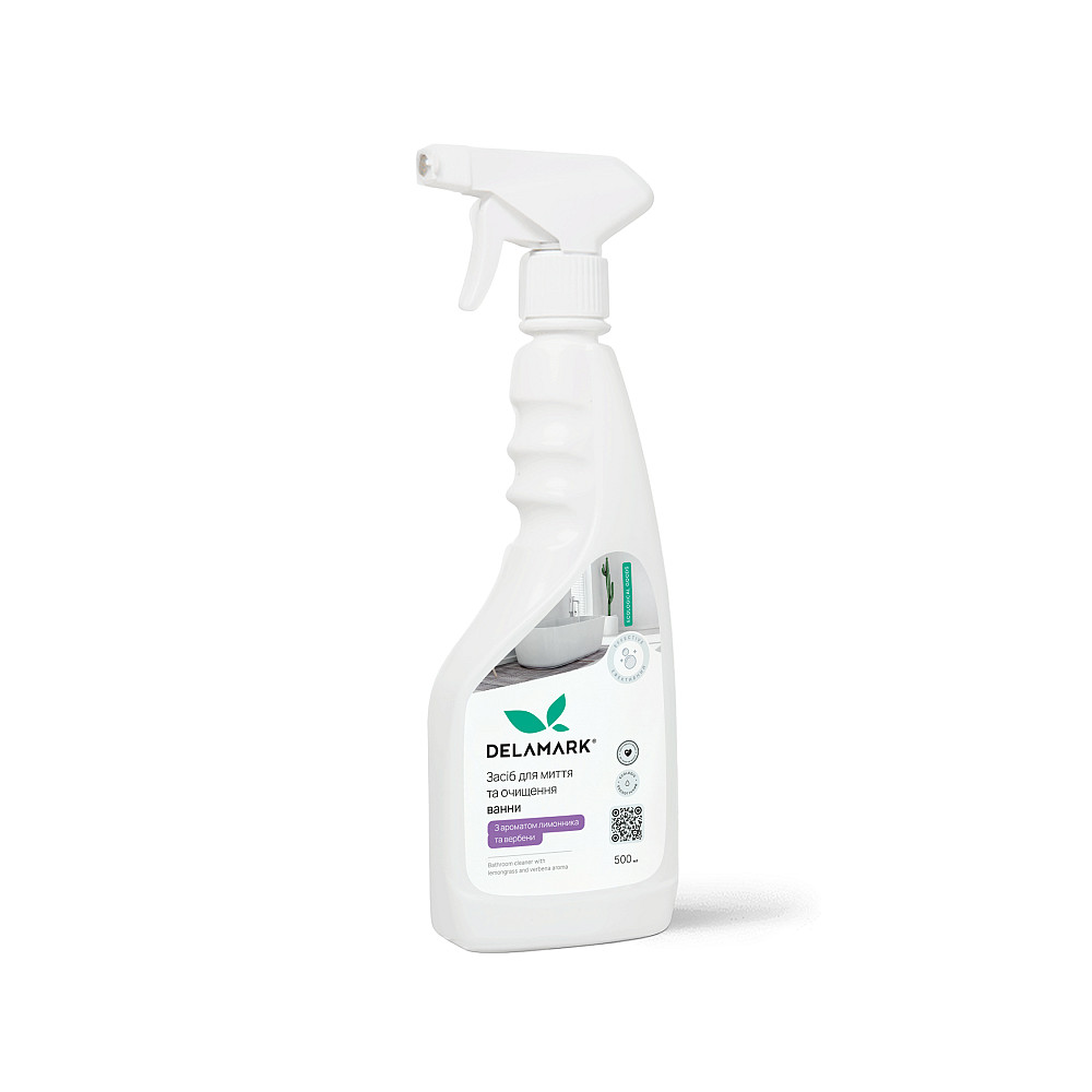 Средство для мытья ванной комнаты лимонник и вербена DeLaMark 0,5 л Киев - изображение 1