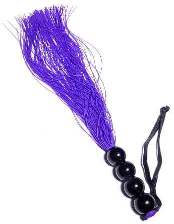 Силиконовый флогер ( длина 37 см ) Fetish Boss Series - Silicone Whip Purple 14