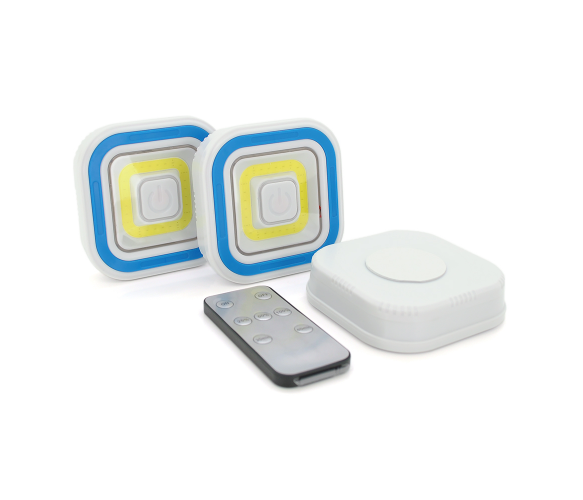 Ліхтарик ручний LH-910+Solar, 1+1 режим, вбудований акум, 220B, Blister Полтава - фото 1