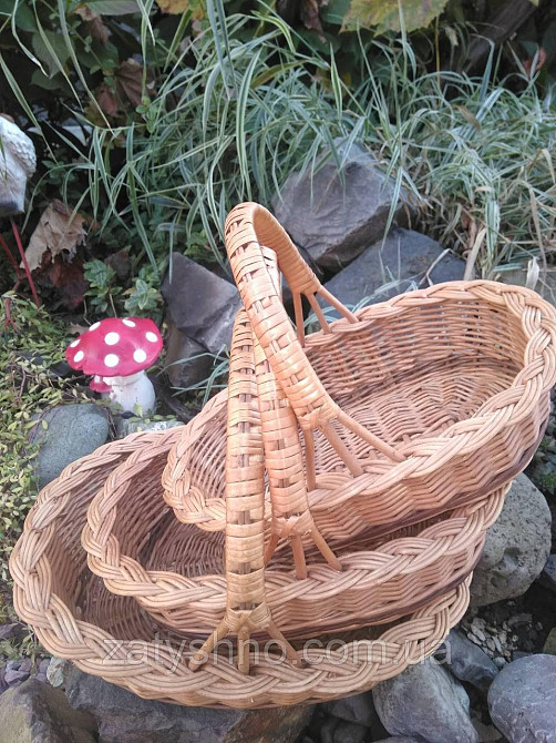 Комплект плетеных корзин Киев - изображение 7
