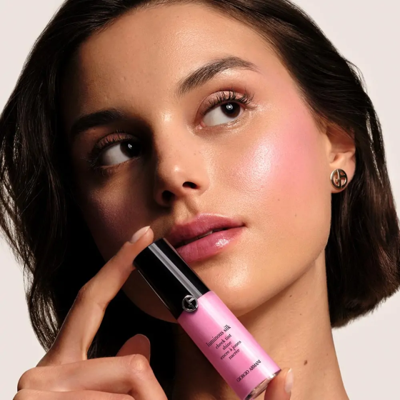 Жидкие румяна-тинт Giorgio Armani Luminous Silk Cheek Tint 53S Cosmic Pink Славянск