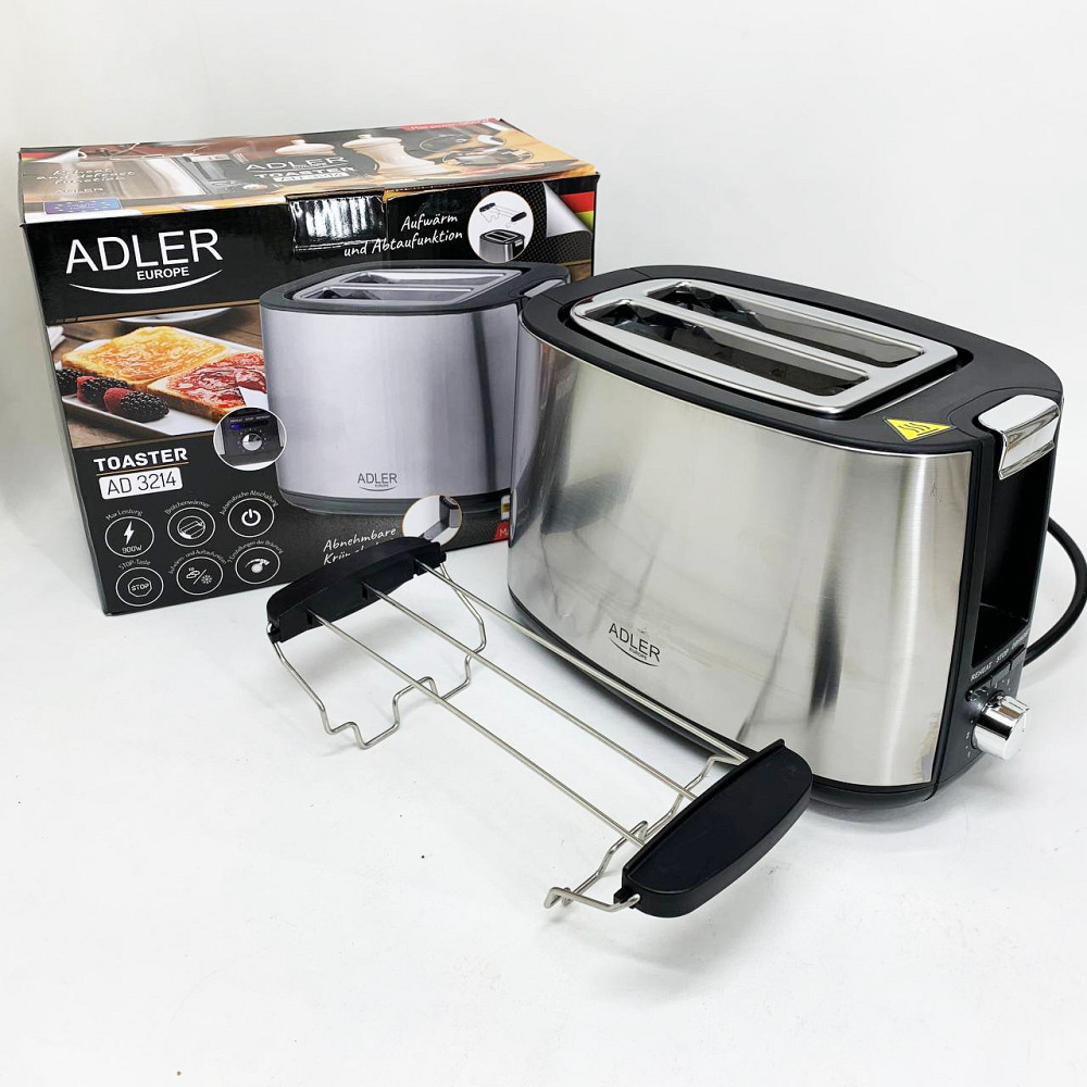 Тостер з функцією розігріву і розморожування Adler, Тостер для офісу та кафе подвійний LW-99 Львів - фото 11