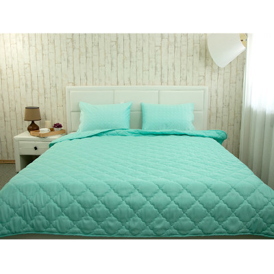 Одеяло Руно всесезонное силиконовое бирюзовое 172х205 см (316.52СЛКУ_Бірюзовий) Винница - изображение 6