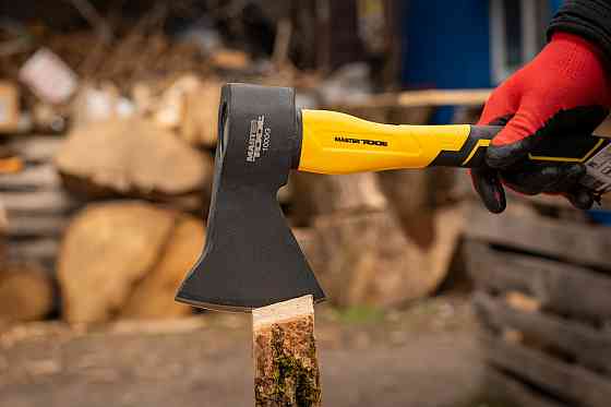 Топор MASTERTOOL 1000 г HRC50 фиберглассовая ручка 370 мм 05-0906 Ровно