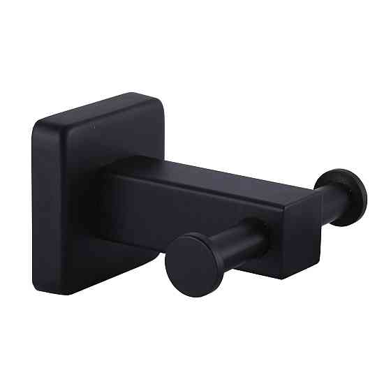 Гачок подвійний Globus Lux BQ9412 чорний матовий SUS304 Киев