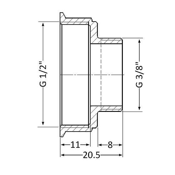 Переходник Thermo Alliance Standart 1/2