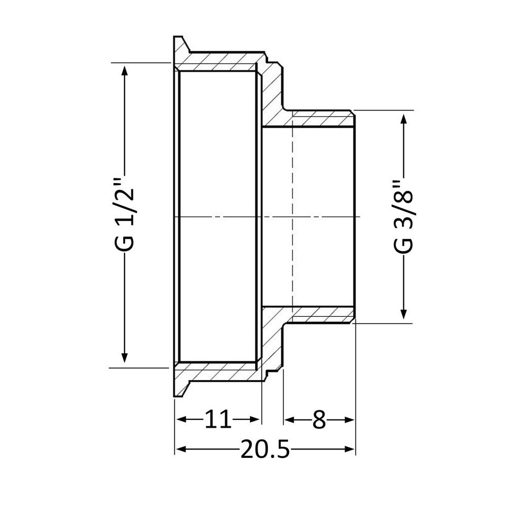 Переходник Thermo Alliance Standart 1/2