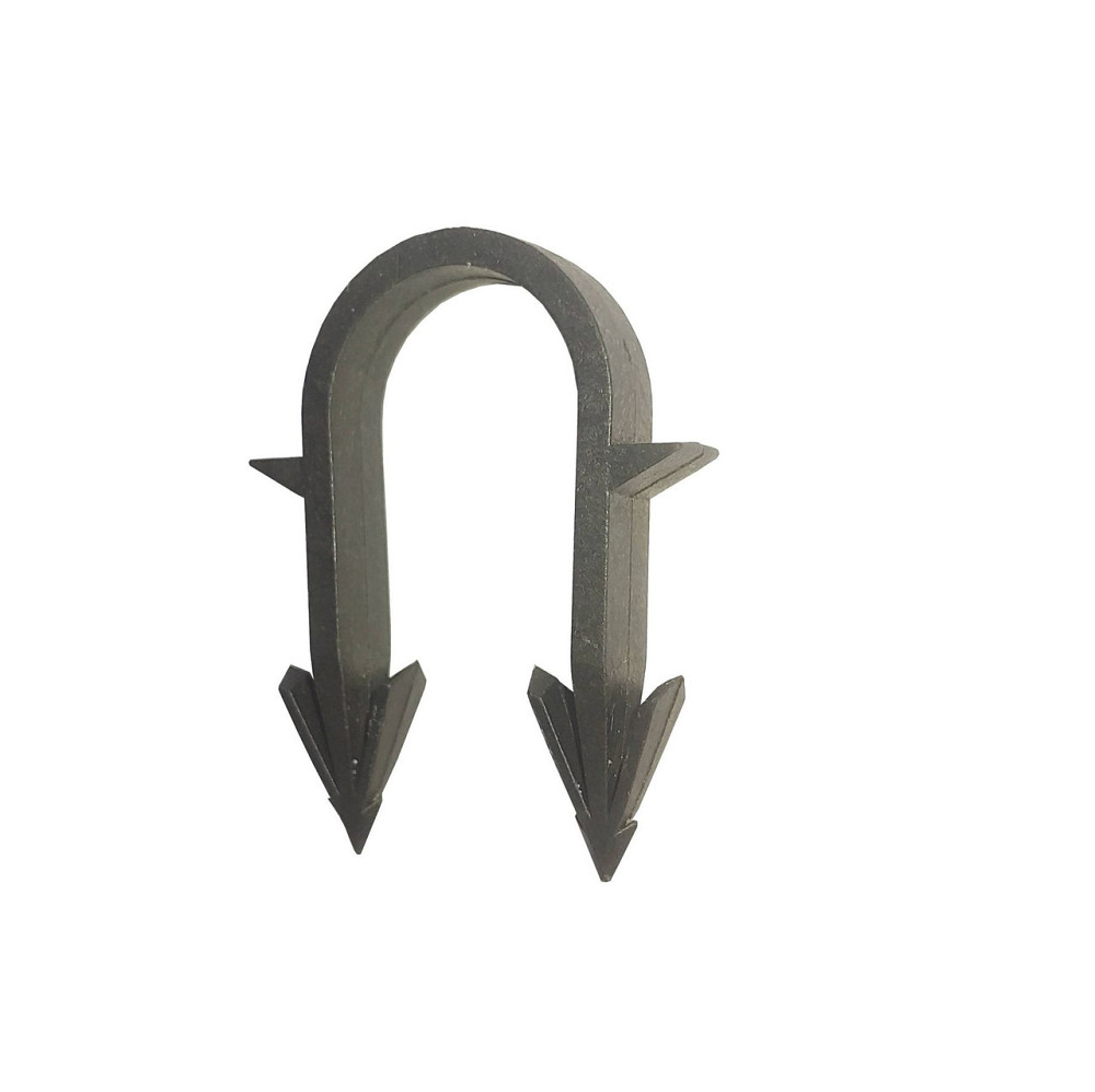 Гарпун-скоба для крепления трубы теплого пола Ø16-20 длина 45мм черная/красная PREMIUM (уп.100шт) (000011827) Киев - изображение 1