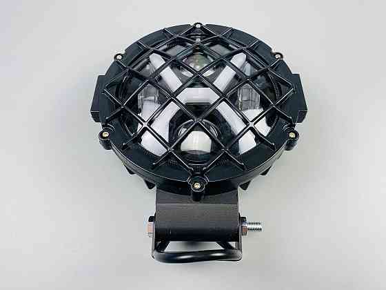 Фара головного світла LED, жовте та біле світло (ближній + дальній + DRL) 5.75 дюйма Мукачево