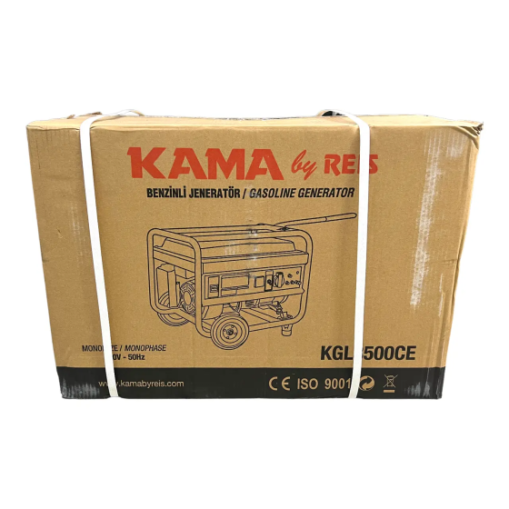 Бензиновий електрогенератор Kama KGL3500CE з електростартером 2.8кВт Вінниця