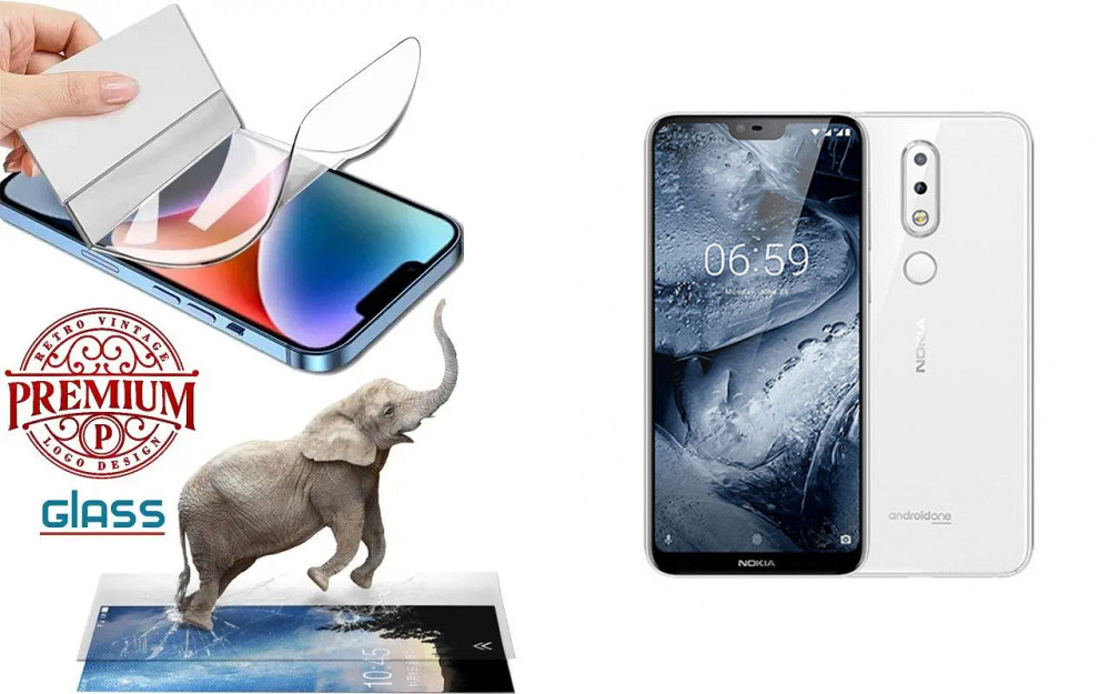 Поліуретанова плівка Nokia 6.1, Nokia 6.1 Plus, Premium, товщина 0,2 мм Київ - фото 1