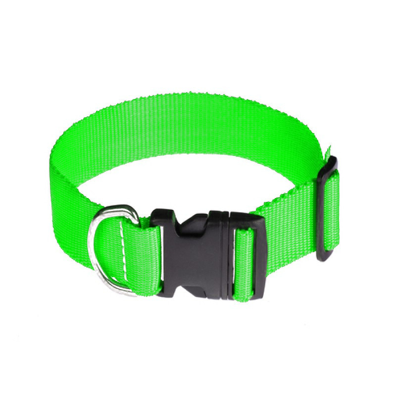 Нашийник 4501 20мм (25-33) "MILANGE" одинарний з фастексом (Салатовий) Вінниця - фото 1
