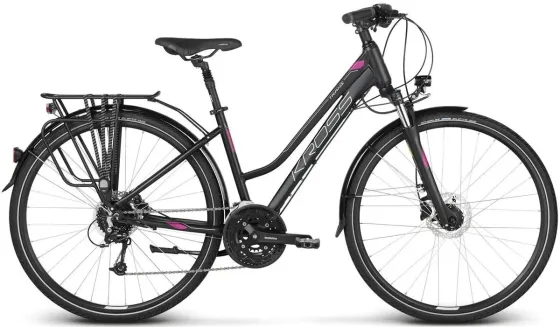 Велосипед Kross Trans 8.0 28 Czarny Fioletowy Srebrny Мат 2020 Киев