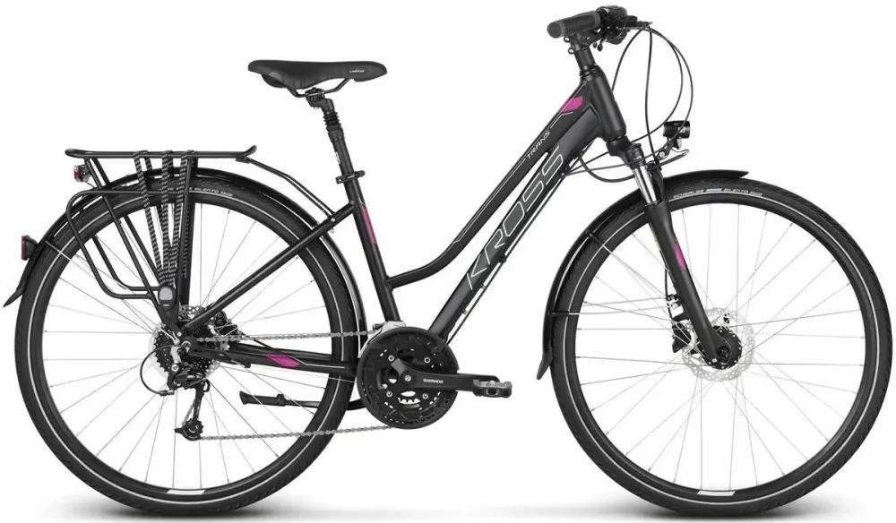 Велосипед Kross Trans 8.0 28 Czarny Fioletowy Srebrny Мат 2020 Киев - изображение 1