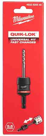 Хвостовик быстросъемный для коронок Bi-Metal HOLE DOZER MILWAUKEE QUIK-LOK (Hex 9,5мм) Одесса
