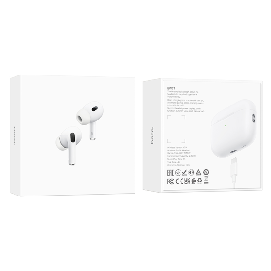 Бездротові навушники HOCO EW77 True wireless stereo headset White Київ