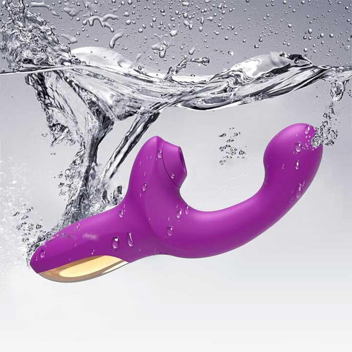 Вібратор — вуманайзер 2 в 1 для клітора та точки G, LIVMAN - Фіолетовий Вінниця - фото 1