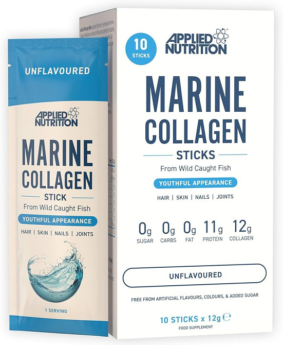 Морський колаген Applied Nutrition Marine Collagen Stick Pack 10 x 12 г, Unflavored Луцьк - фото 1