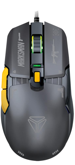 Мышь компьютерная Yenkee YMS 3600BK MARKSMAN Gaming Mouse (7090580) Киев - изображение 1