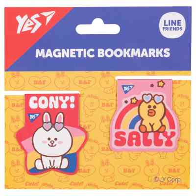 Закладки для книг Yes магнітні Line Friends Sally and Cony, 2шт (708108) Вінниця
