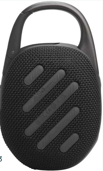 Портативна акустика JBL Clip 5 Black. Харьков - изображение 2