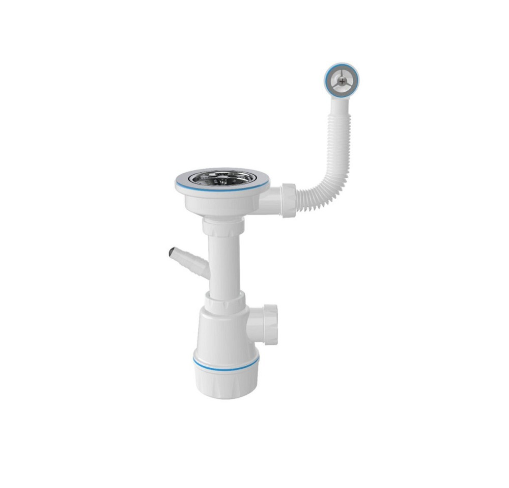 VALESO Комплект VALESO: Мийка VESTA 5852 чорна + Змішувач BG76 + Сифон 1041 Киев - изображение 6