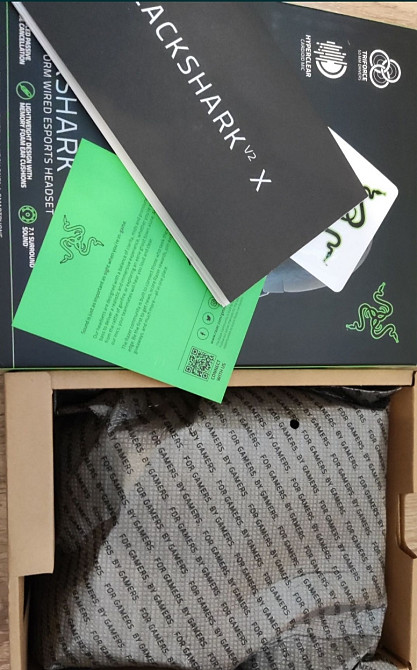 Игровые Наушники Razer Black shark V2 X Киев - изображение 1