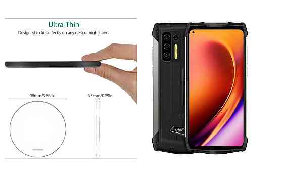 Бездротовий зарядний пристрій Copper до 30W для POCO F8 Pro, POCO F8 Ultra, USB-C, LED Київ