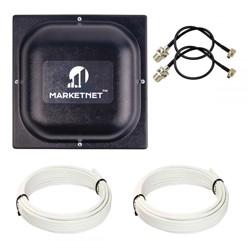 Панельная 4G антенна MARKETNET T800 MIMO 900/1800/2100/2600 МГц для усиления сигнала сотовой связи и интернета Киев - изображение 1