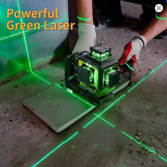 Лазерний рівень Firecore F95T-XG 3D 3000мА (12 ліній) 360 нівелір Київ