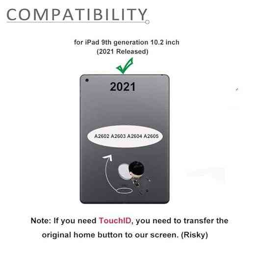 Тачскрін для Apple iPad 9 (2021) (A2602, A2603, A2604, A2605) 10,2" Луцьк