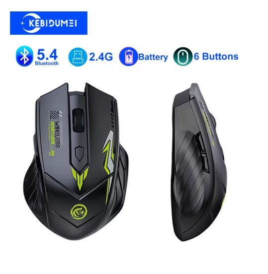 Беспроводная игровая мышь GAMING MOUSE Bluetooth + 2.4G (черная) Запорожье - изображение 2