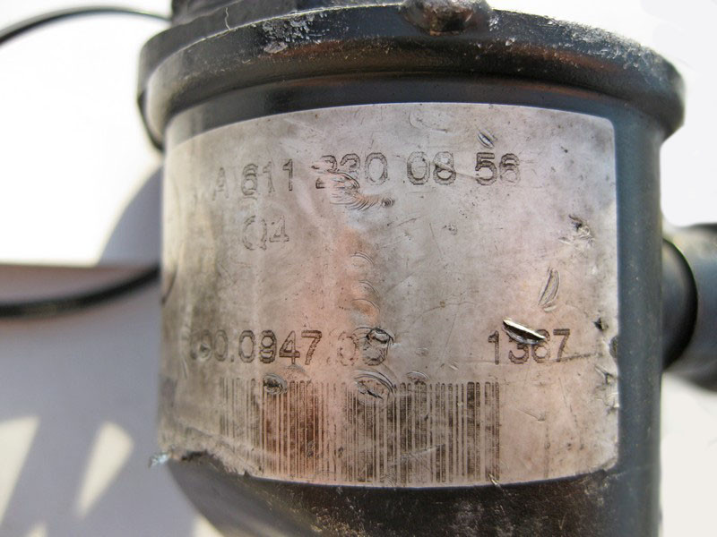 Mercedes-Benz  A6112300856 Трубка кондиціонера від колісної арки до компресора для двигуна OM611 R4 2.2 cdi C-Class W203 S203 CL C203 Одеса - фото 5