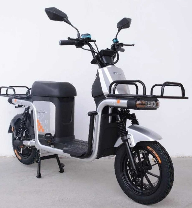 Электровелосипед Crosser SUPER MAX 1200W 60V/30Ah LifePo4 Литой- Серый. Харьков - изображение 1