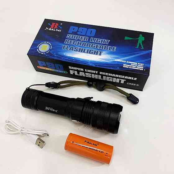 Фонарик военный Police, Мощные ручные фонари sofirn, Сверхмощный фонарь лед, Небольшой ручной фонарь XF-13 Ивано-Франковск