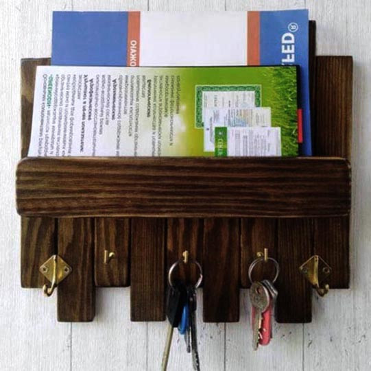 Ключниця дерев'яна "Дувр" капучино Миколаїв - фото 1