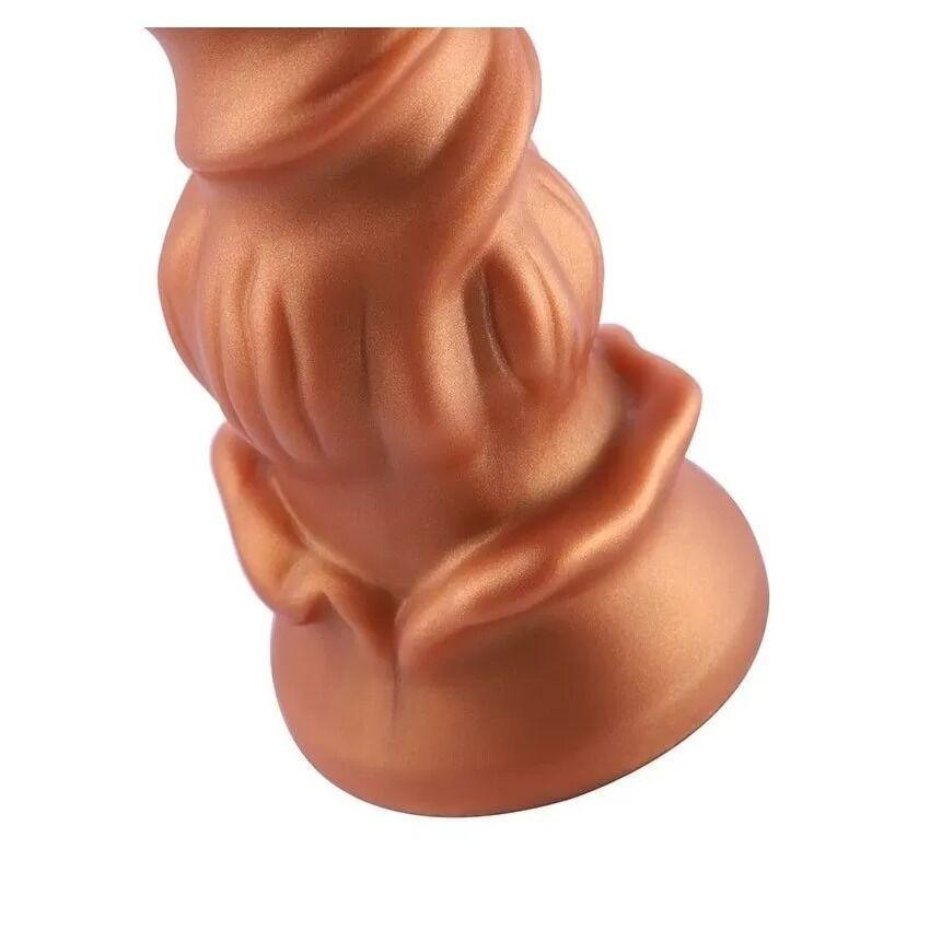 Фалоімітатор для секс-машин Hismith Spiral Grain Silicone Dildo Monster Series, спіральний рельєф Sex Aura Київ - фото 6