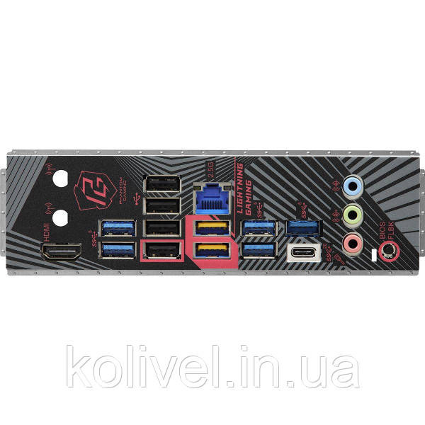 ASRock B650 PG LIGHTNING (AM5/B650, 4*DDR5, 2xPCIex16, HDMI, 4xSATAІІІ, 3xM.2, 2.5GLan, 7.1ch, ATX) (B650 PG Київ - фото 4