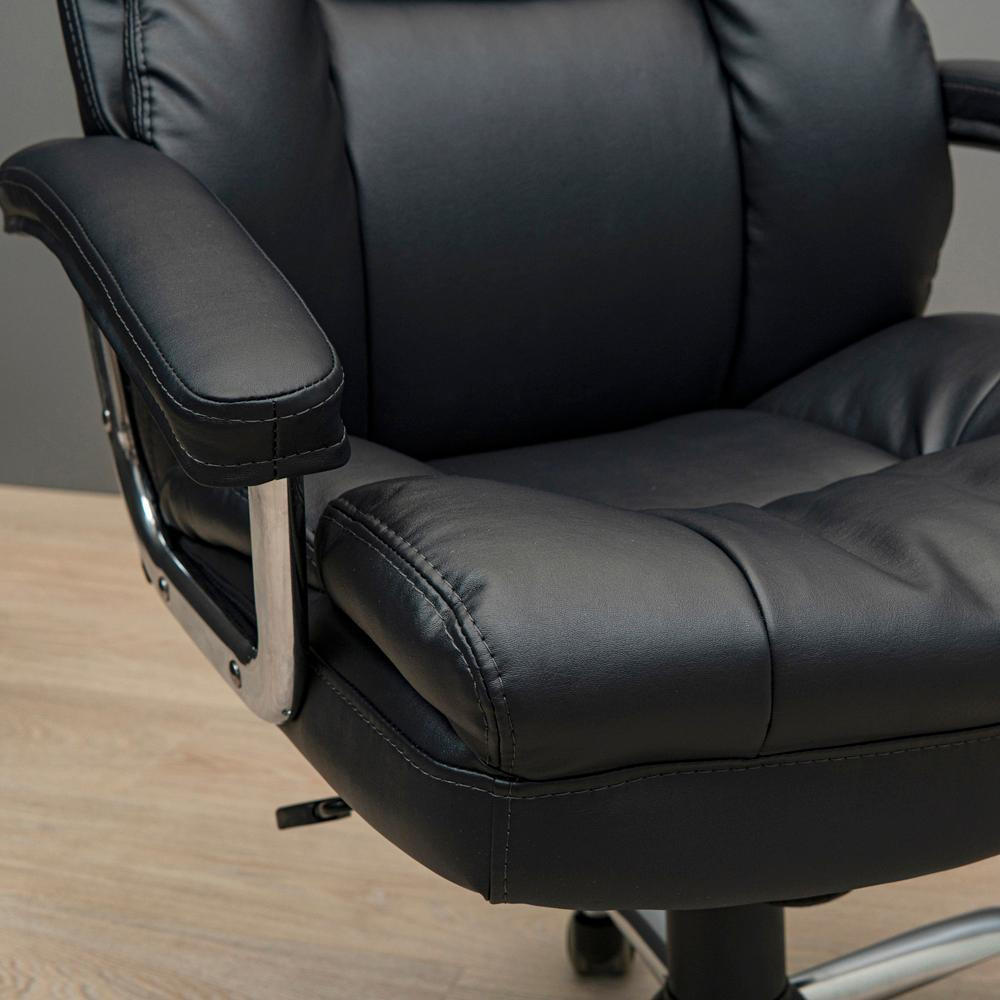 Офісне крісло керівника ManhattanDesign Хром AnyFix М-2 Натуральна шкіра Lux комбо Madras Італія Black (Прогумовані колеса) Днепр - изображение 7