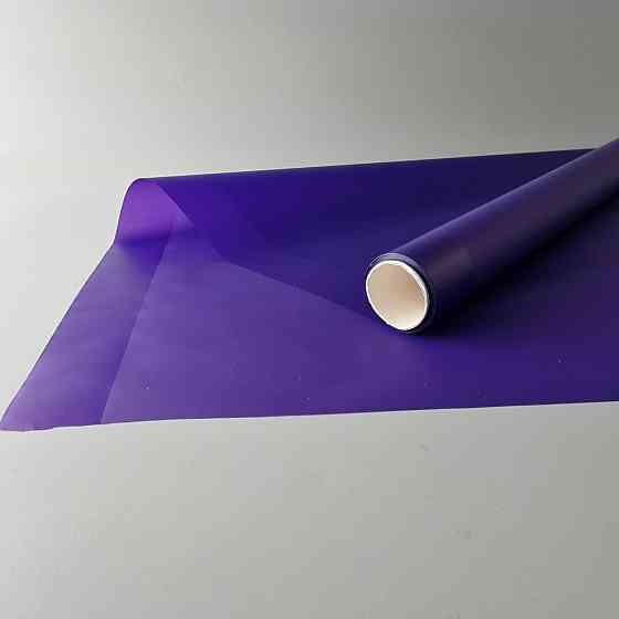 Рулон 10 м тонований матовий з рис. "Перламутровий кант" (57) плівка для квітів (h600) No11 Темно-фіолетовий Харків