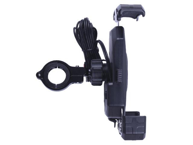 Держатель телефона M14-A1 черный, крепление на руль, с беспроводной зарядкой, Kewiq Мукачево - изображение 4