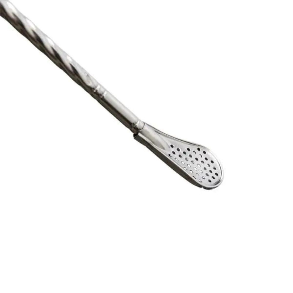 Многоразовые ложки-трубочки 6 шт с щеткой, серые Киев - изображение 2