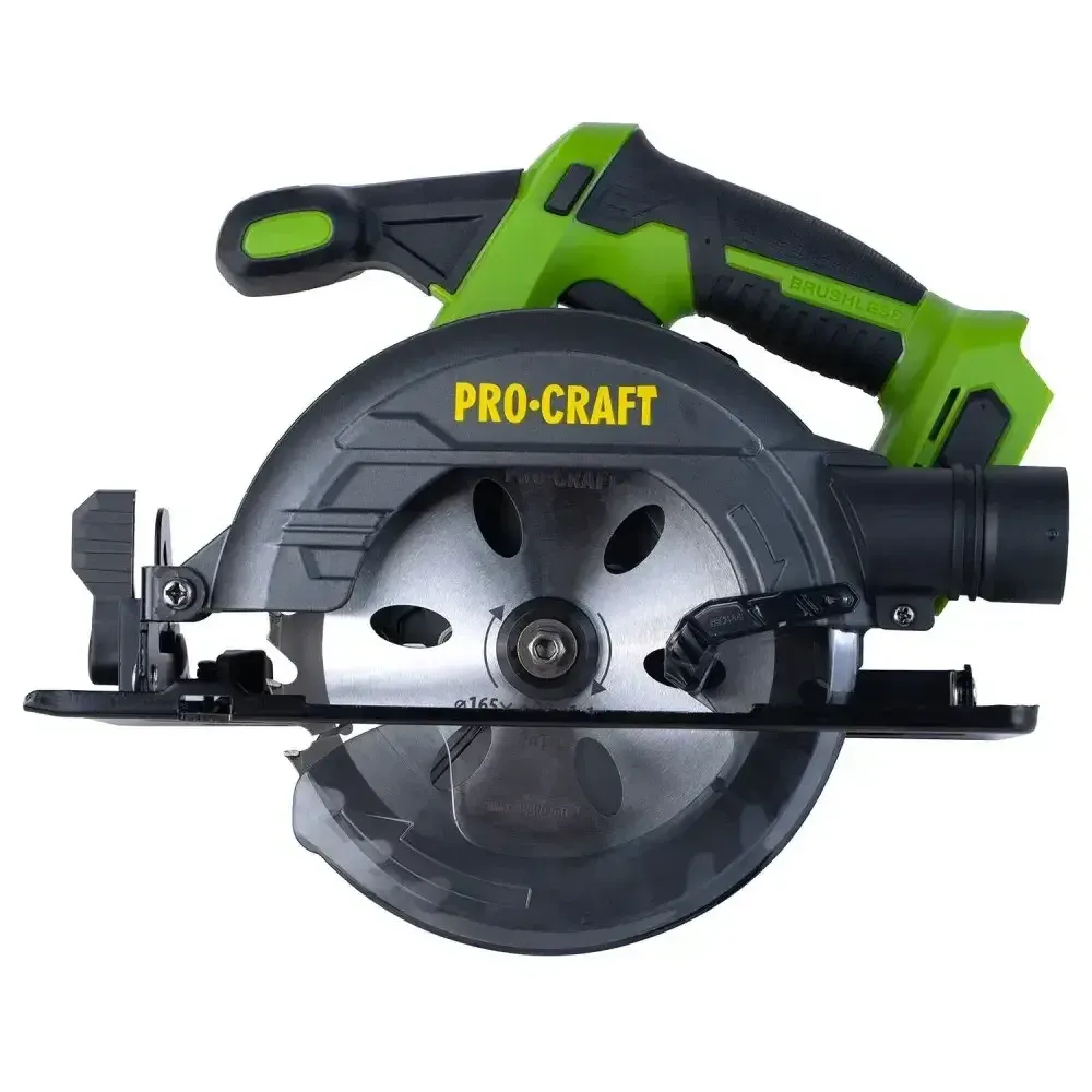 Акумуляторна циркулярна пила Procraft  165 мм,безщіткова дискова пила 5200 об/хв без АКБ та ЗП Львів - фото 7