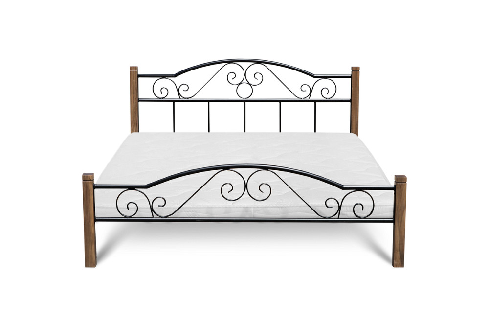 Ліжко Регіна Вуд 1600*2000, чорний Київ - фото 1